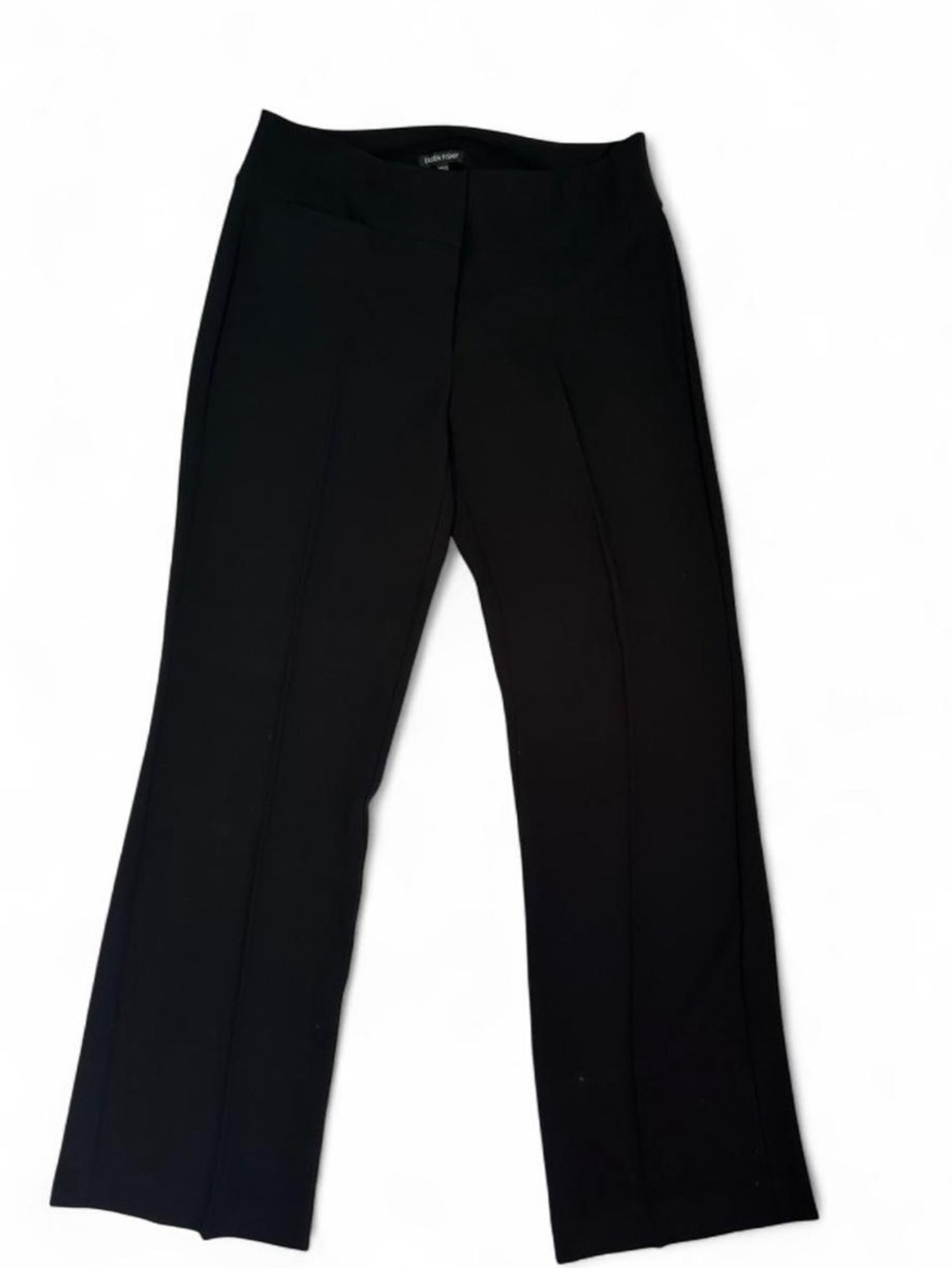 Eileen Fisher Black Straight Leg Office Pull On Pants‎ Workwear